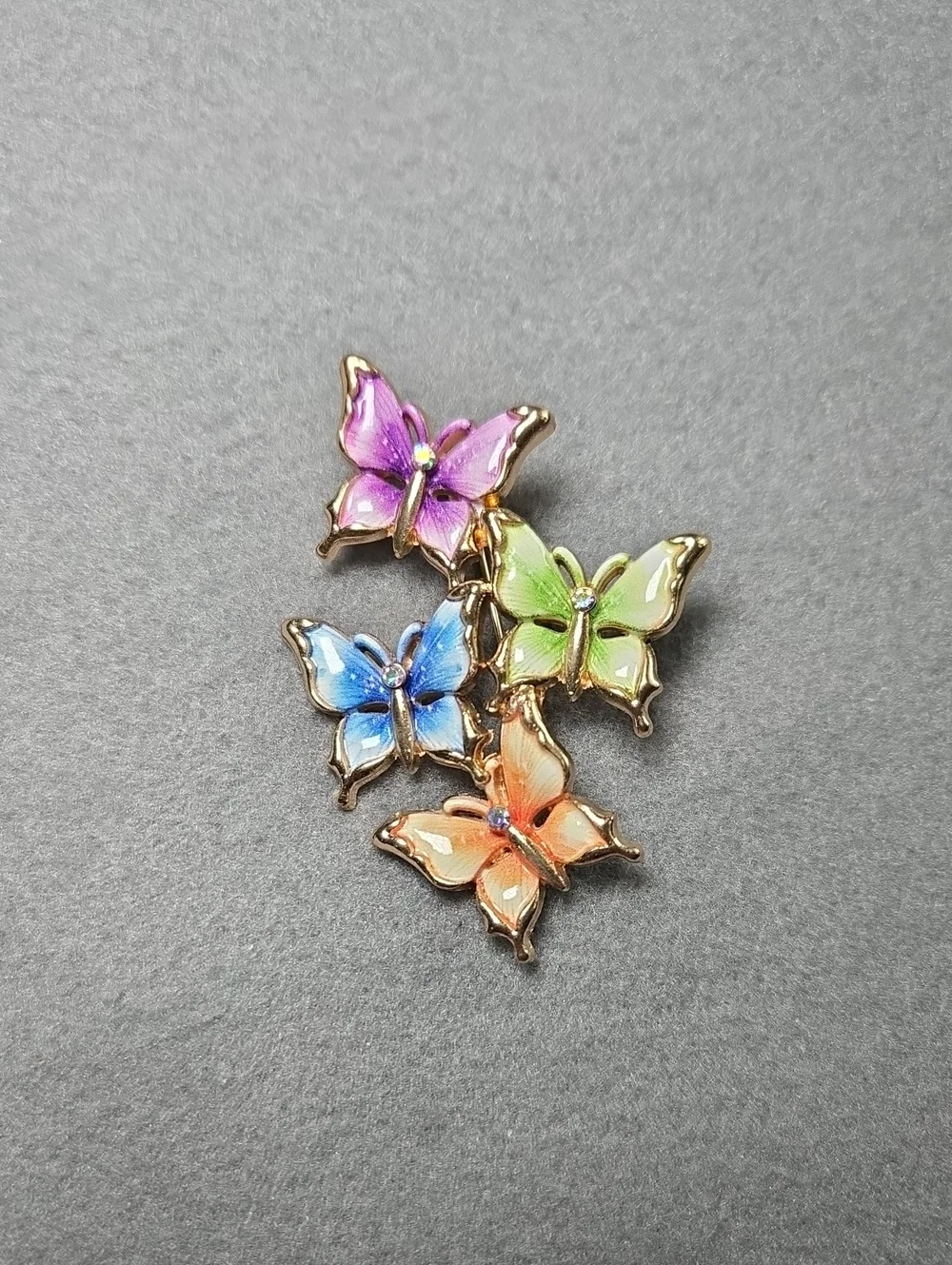 Pastel Butterfly Brooch